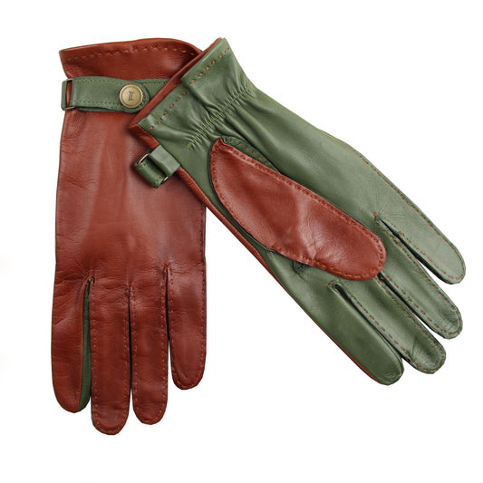 Gants Pontet Nappa - Olive Noisette