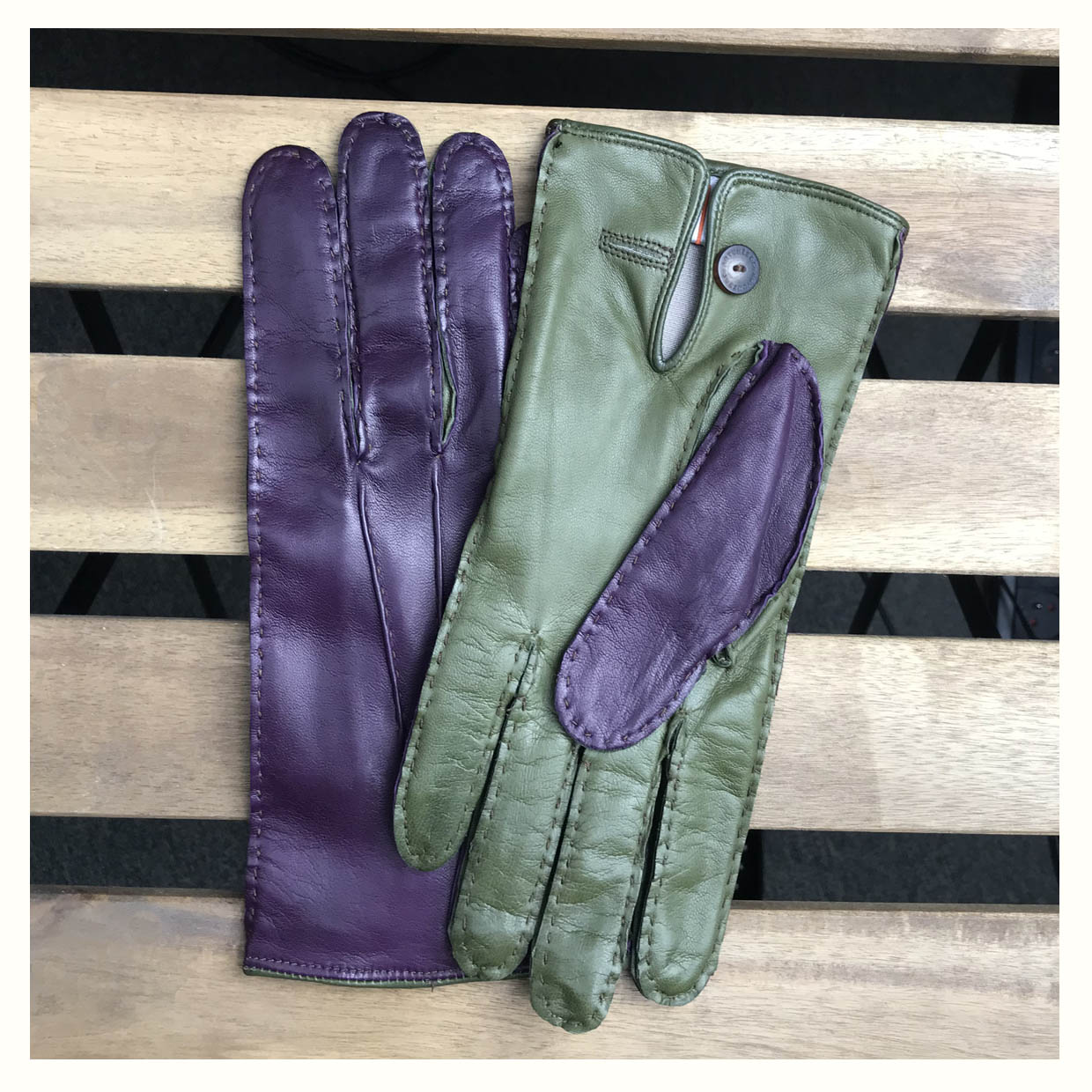 Gants Faubourg Nappa - Lavande Mousse